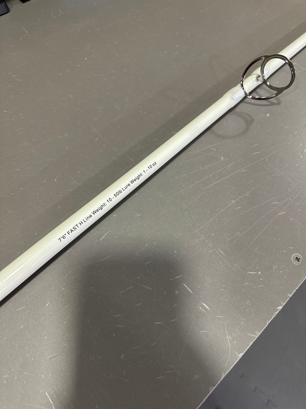 White Lightning 7'6" Spinning Catfish Rod | Trophy Cat Tackle