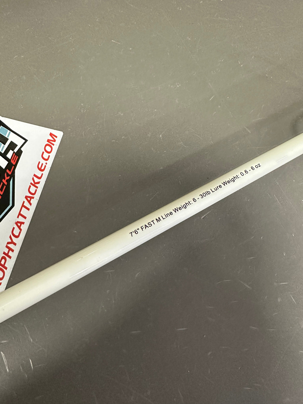 White Lightning 7'6" Spinning Catfish Rod | Trophy Cat Tackle