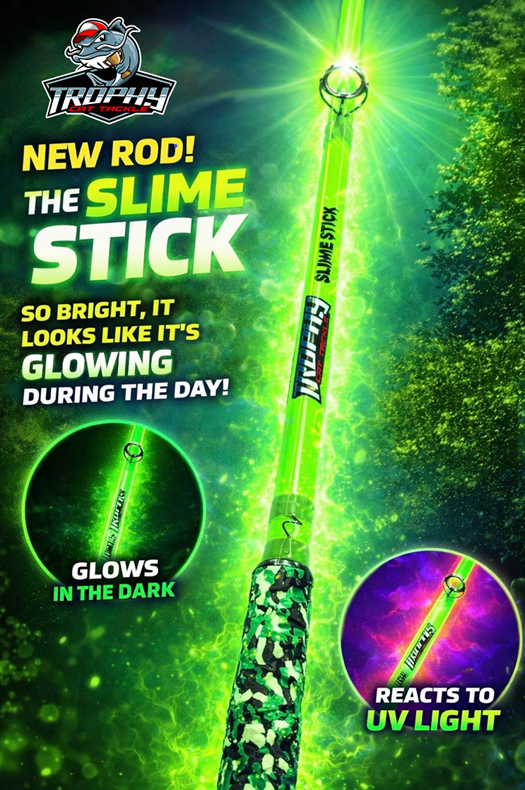 Slime Stick 7'6" Casting Catfish Rod | Trophy Cat Tackle