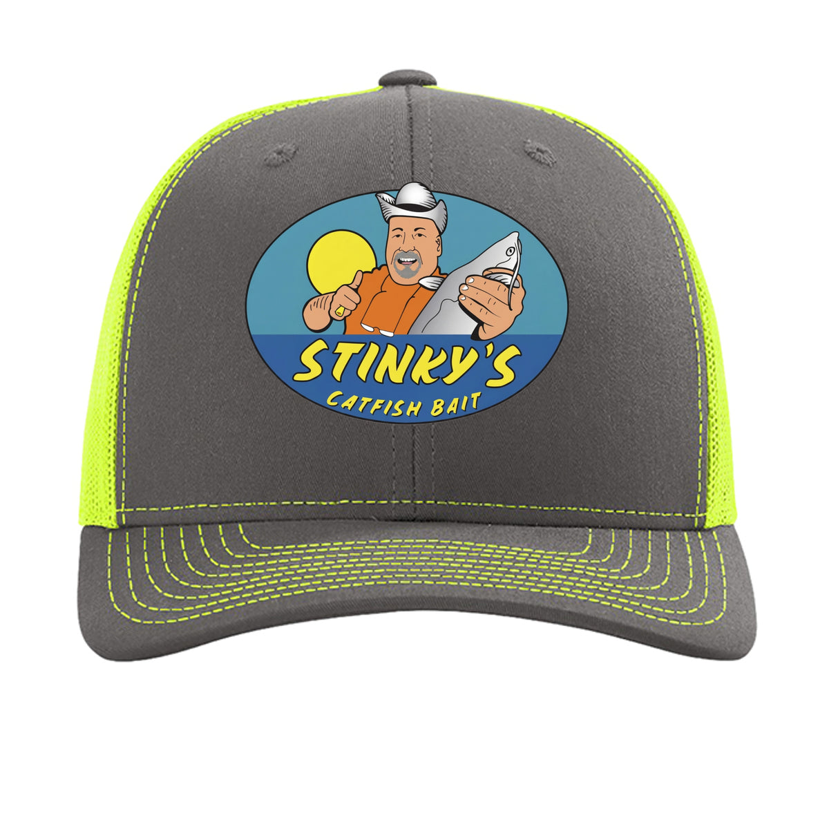Charcoal/ Neon Yellow - 112 - FRONT